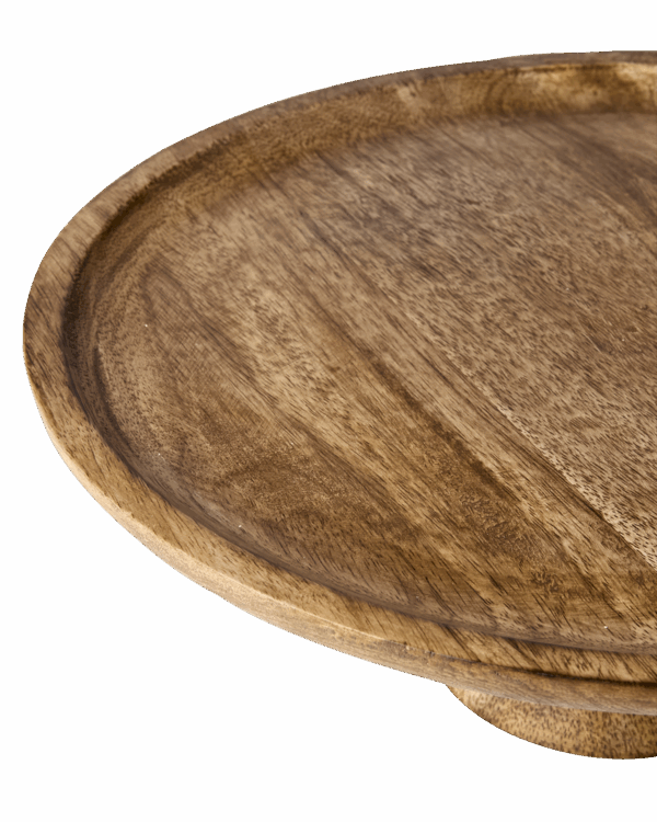 Kakfat | Tårtfat Mangoträ Brun Ø30x10cm - Bild 3