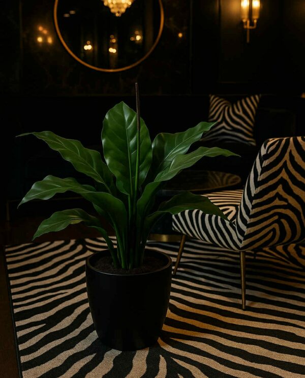Anthurium | Konstgjord Jungle King Grön 75 cm - Bild 3