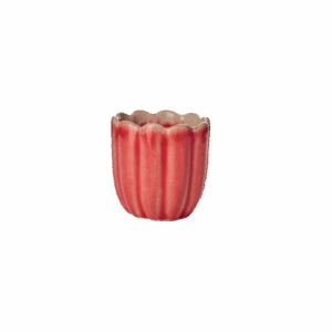 HULDA Äggkopp, Korallröd