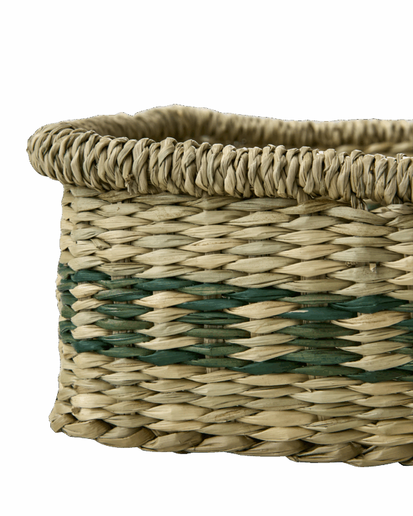 Korg | COLLECT brödkorg Natur grön L23xW23xH8 cm - Bild 2