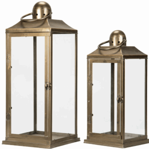 Lykta | Idun Antik Champagne M:20x47cm. L:24x60cm