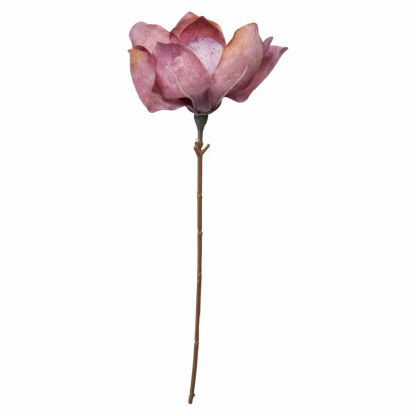 Konstgjord rosa Magnolia kvist 40 cm