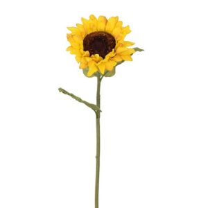 Solros | Konstgjord Snittblomma Gul 60 cm