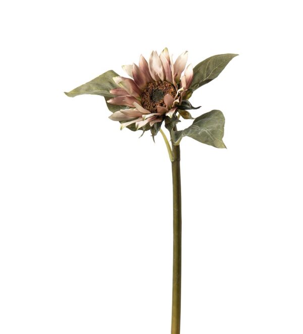 Konstgjord rosa solros 50 cm