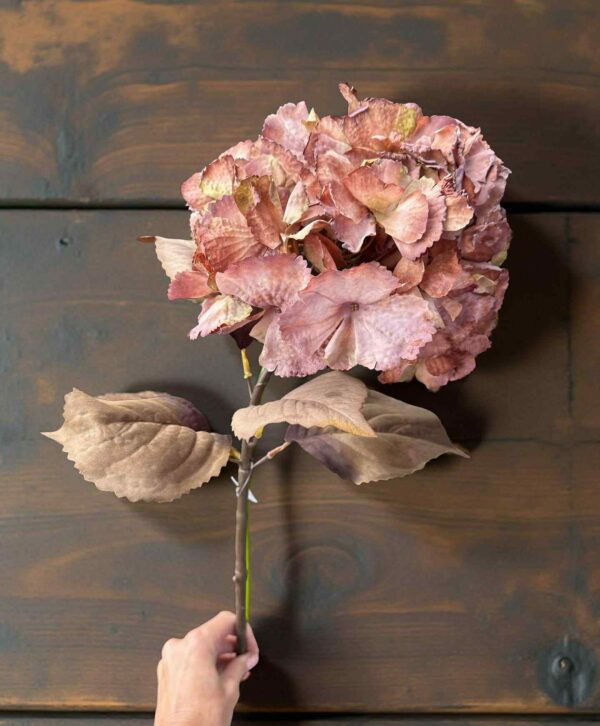 Hortensia | Konstgjord Snittblomma Rose 62 cm - Bild 3