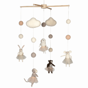 Ulldjur | Babymobile Ballerinor 35x35x52cm