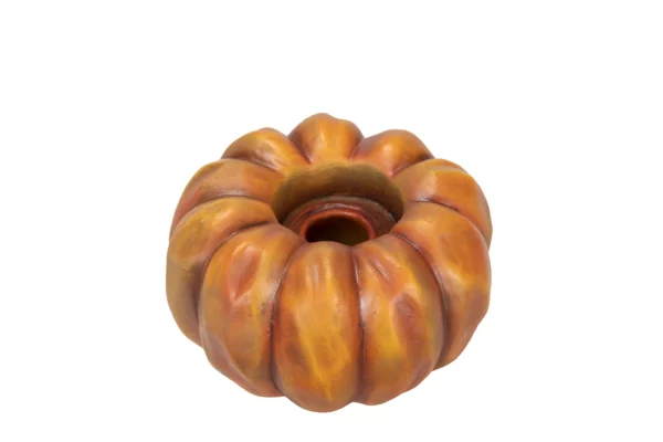 Ljusstake | Konstgjord Pumpa Orange Dekoration 7cm