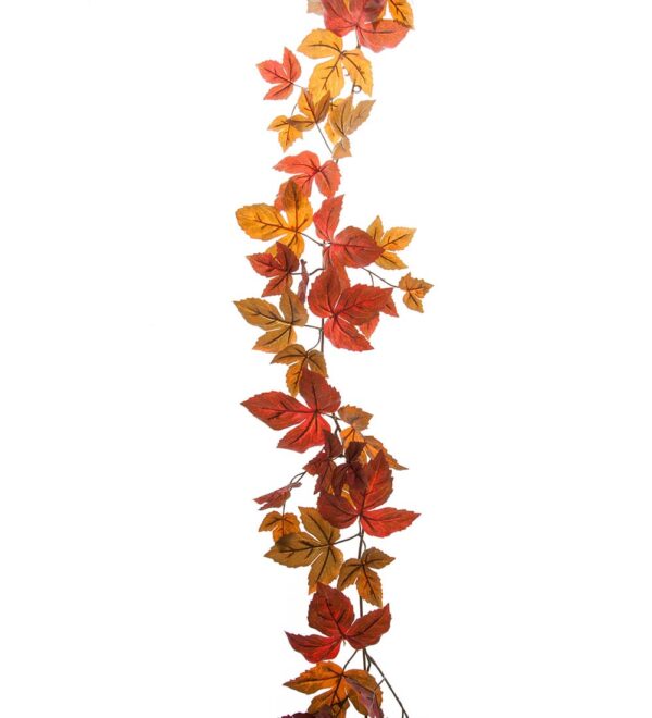 Höst | Höstlövgirlang Orange 180 cm