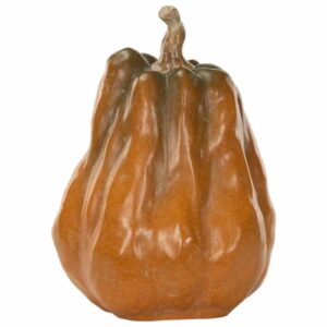 Pumpa | Konstgjord Orange Natur Avlång Poly 24x18cm