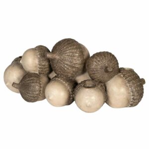 Ljushållare | Konstgjord Ekollon Multi Natur Poly 39x16cm