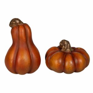 Pumpa | Konstgjord Orange Dekoration 5x8cm