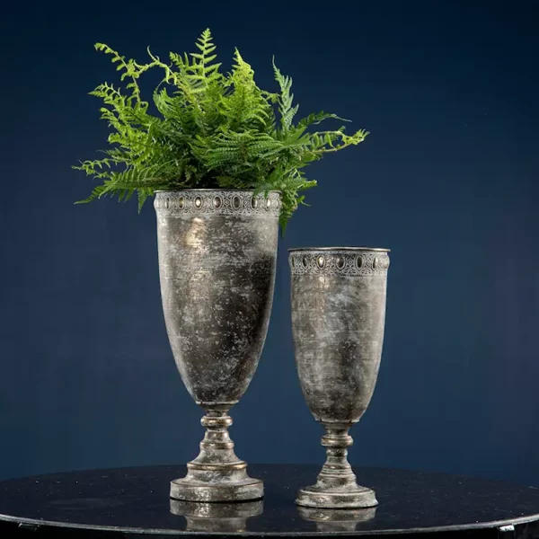 Kruka | Pokal Siri Antik Guldbrun Ø22x51cm - Bild 2