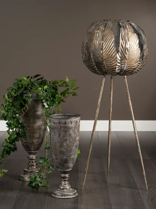 Kruka | Pokal Siri Antik Guldbrun Ø22x51cm - Bild 5
