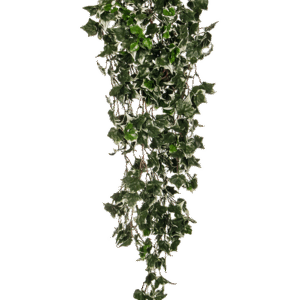 Konstgjord murgröna häng brandklassad creme 85 cm