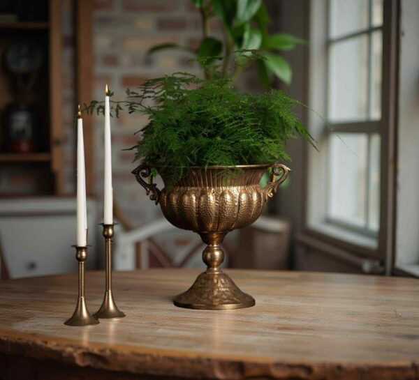 Kruka | Pokal Guld Barock Tira 47x37x43cm - Bild 2