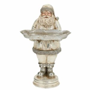 Dekoration | Tomte Med Fat 14x16x25cm