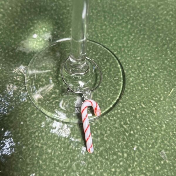 Hänge | Vinglas/ Koppmarkör Karamellmix Glas 6st 2-3cm