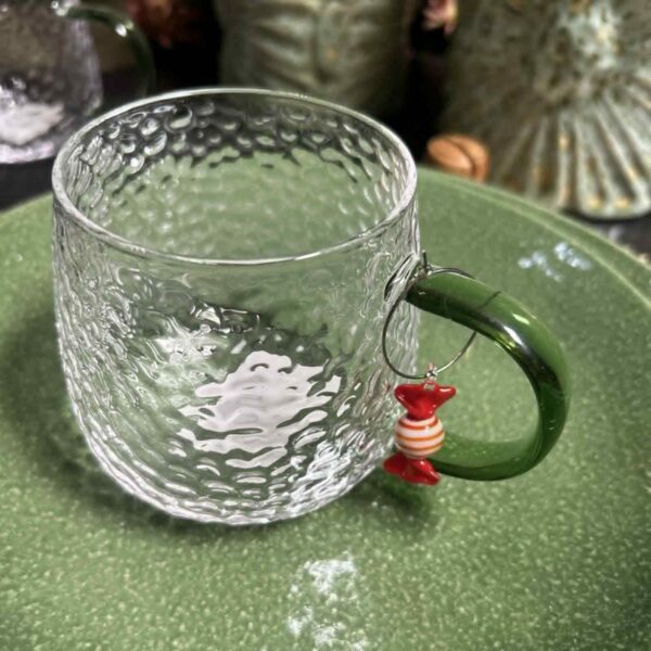 Hänge | Vinglas/ Koppmarkör Karamellmix Glas 6st 2-3cm