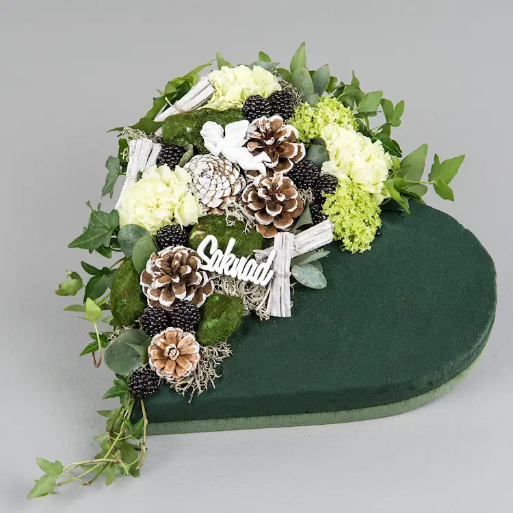 Deco Hjärta Tunn Medium 38 cm