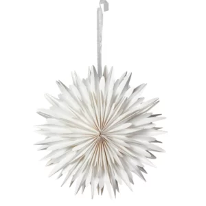 Belysning | Julstjärna-Adventstjärna i papper Vit Ø42