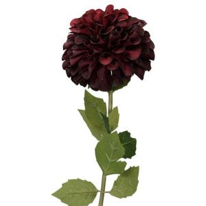 Konstgjord Dahlia bordo 70 cm