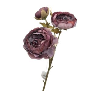 Ros | Konstgjord snittblomma Ljus bordo 40 cm