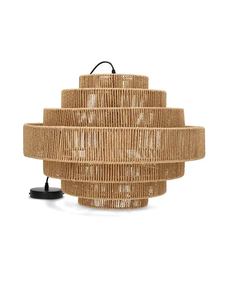 Taklampa Rope Claire Ø61 cm