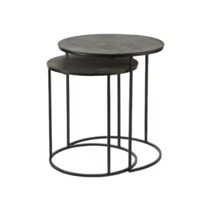 BORD | SOFFBORD KOBE SVART MATT 2/S