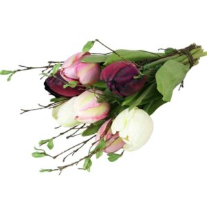 Bukett | Konstgjort mix tulpan 36 cm