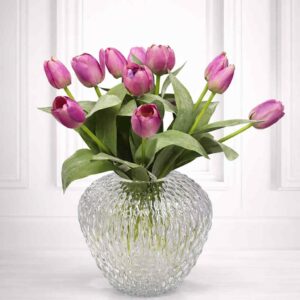 Tulpan | Konstgjord snittblomma lila 36 cm