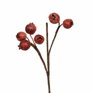 Kvist | Konstgjord Nyponkvist Röd 40 cm