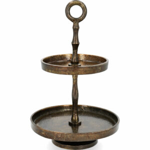 Våningsfat Elvin Bränd Mässing 28 cm