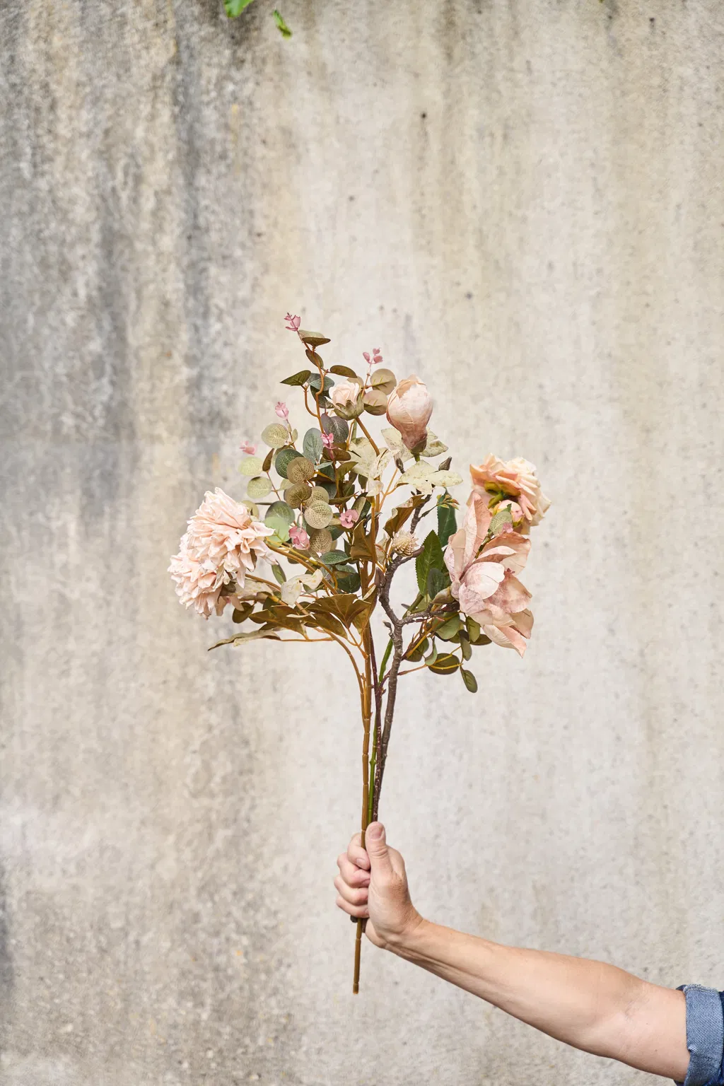 Dahlia | Konstgjord Snittblomma Cream 68cm