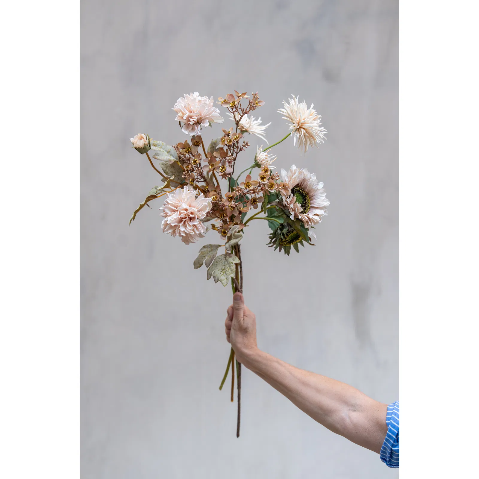 Dahlia | Konstgjord Snittblomma Cream 68cm