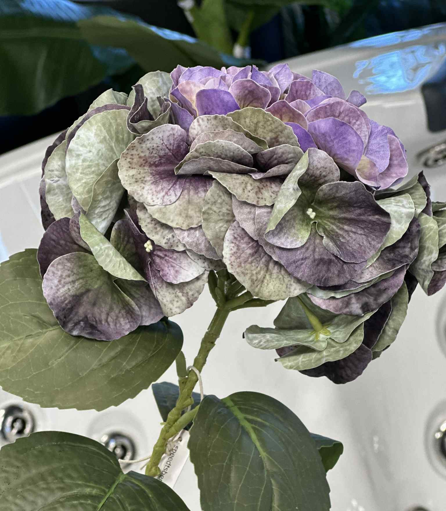 Hortensia | Konstgjord Snittblomma Lila 63 cm