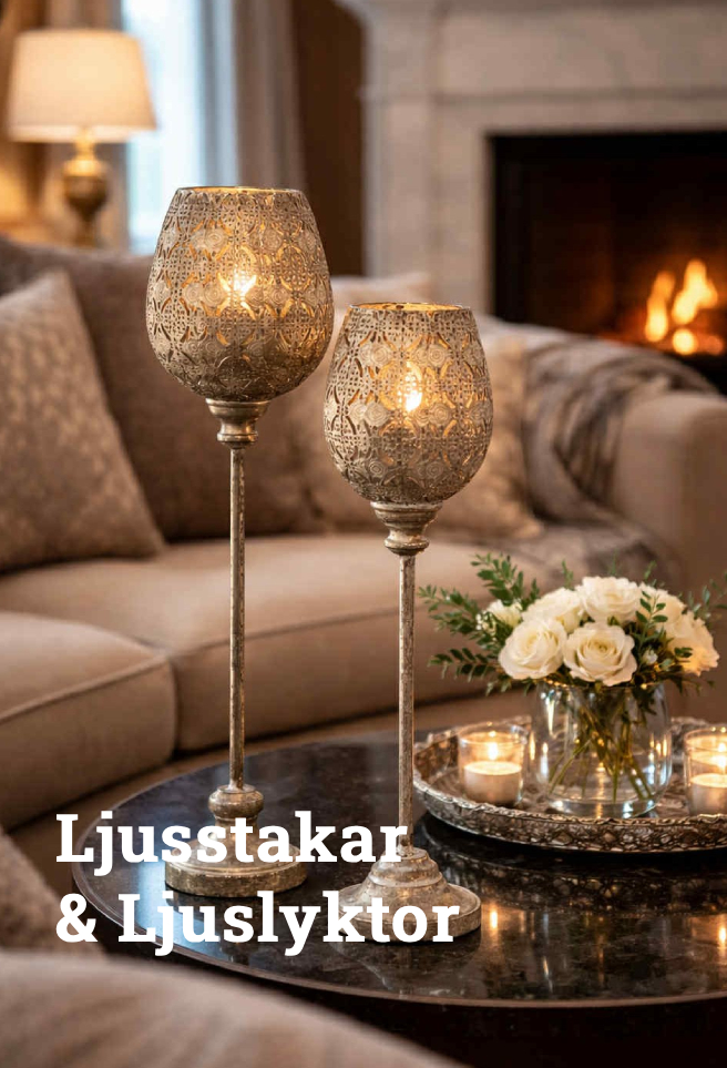 Ljusstakar-Ljuslyktor Ljus doftpinnar