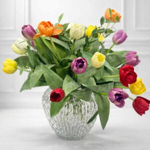 konstgjord tulpanbukett premium +