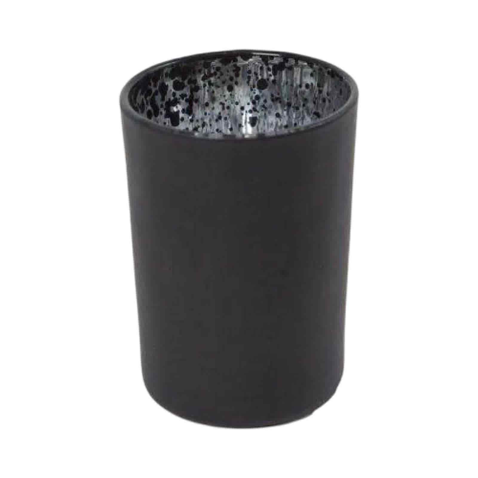 Ljushållare | Matt -Svart -Silver 6x7cm