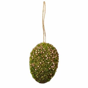 Ägg | Mossa Hängande 8x6cm