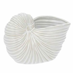 Kruka | Snäcka Vit 20cm