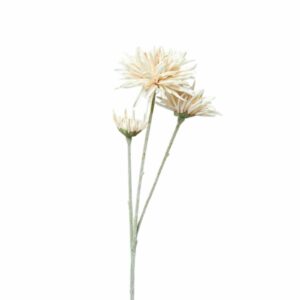 Krysantemum | Konstgjord Snittblomma Cream 66cm