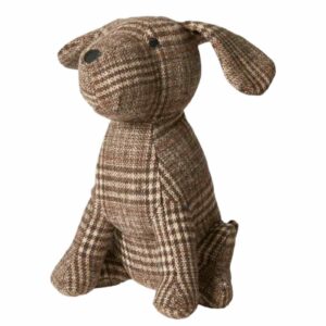 Dörrstopp | Hund Brun Textil 25cm