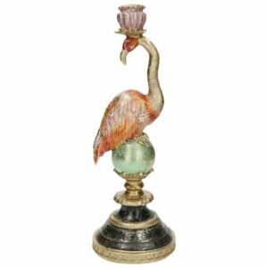 Ljusstake | Flamingo Flerfärgad 43cm