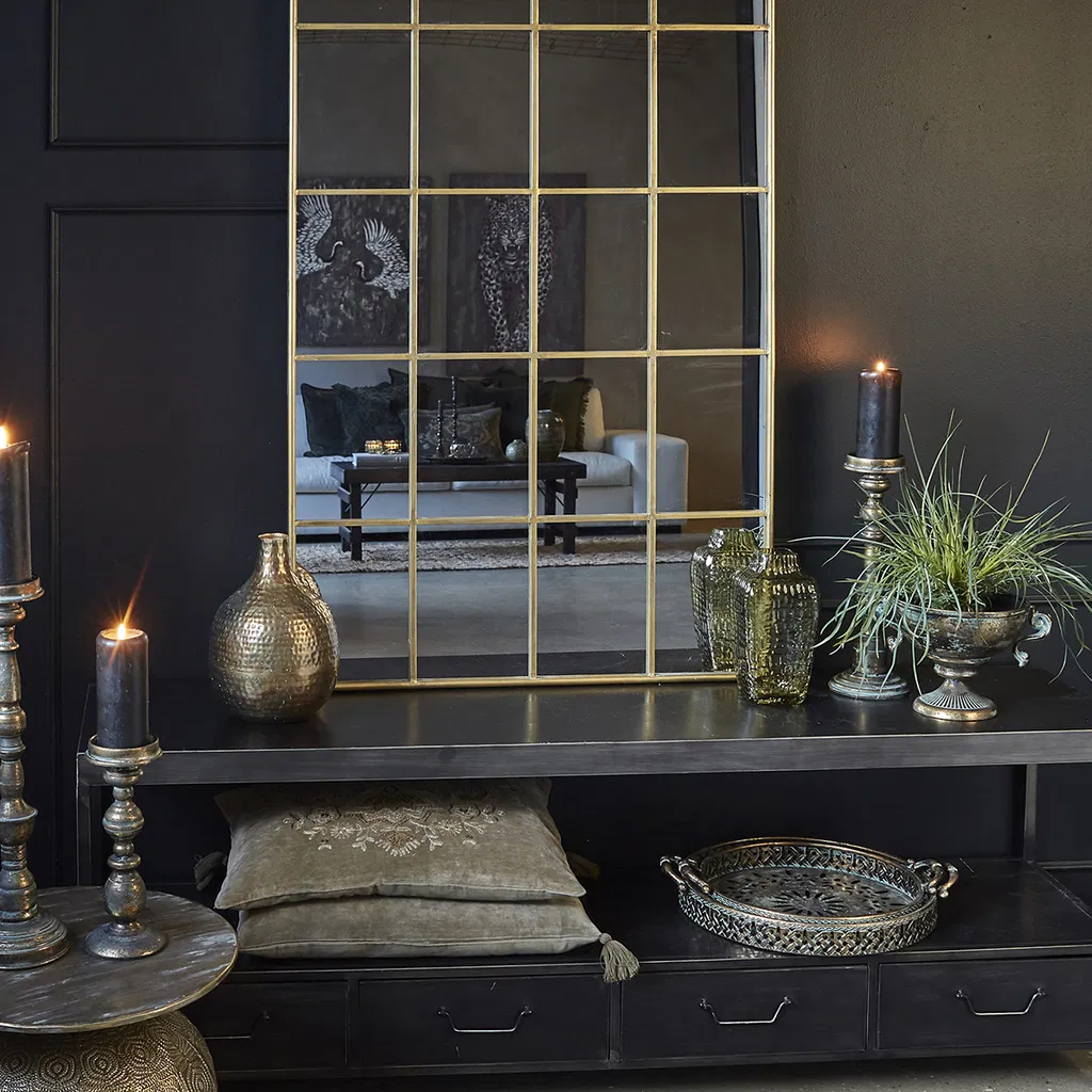 Spegel | Meta Guld 80x3x140cm