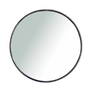 Spegel | Elbe Rund Svart Metall Ø60cm