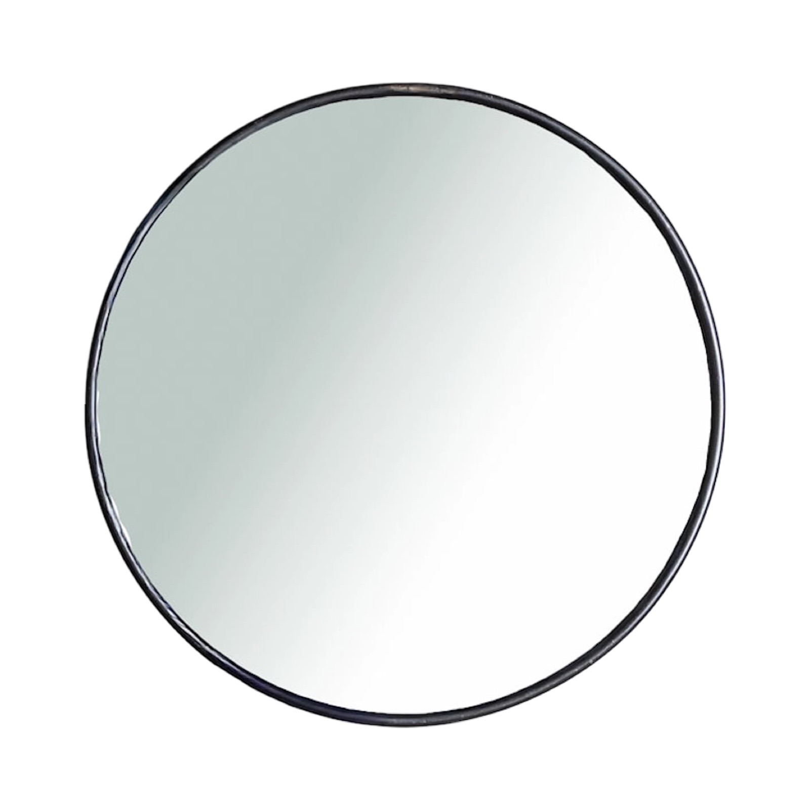 Spegel | Elbe Rund Svart Metall Ø60cm