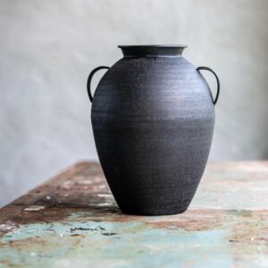 Urna | Svart hög vas Maggie 34 cm