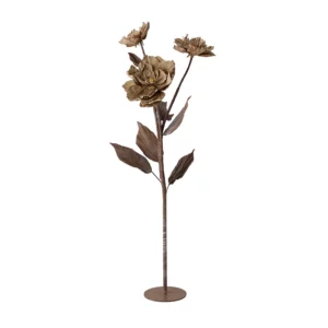 Konstgjord jätteblomma i form av ros Papper/Järn/Polystyrene, Base dia 20cm