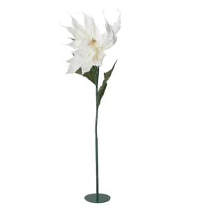 JULSTJÄRNA Blomma Papper/Järn/Polystyrene, Base dia 30cm