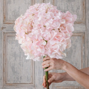 Hortensia | Konstgjord jätteblomma rosa 65 cm